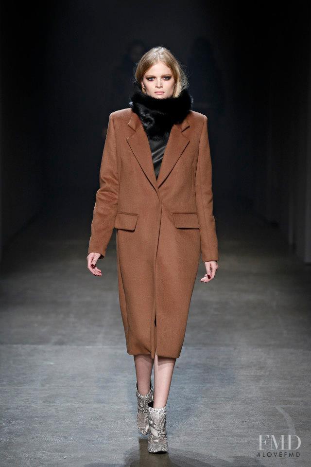 Nathalia Oliveira featured in  the Yigal Azrouel fashion show for Autumn/Winter 2013