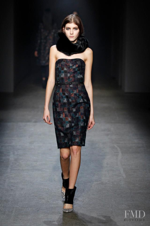 Valery Kaufman featured in  the Yigal Azrouel fashion show for Autumn/Winter 2013