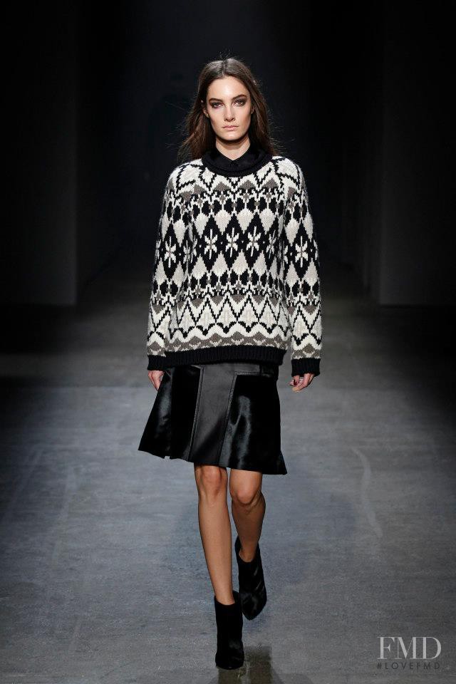 Mariana Coldebella featured in  the Yigal Azrouel fashion show for Autumn/Winter 2013