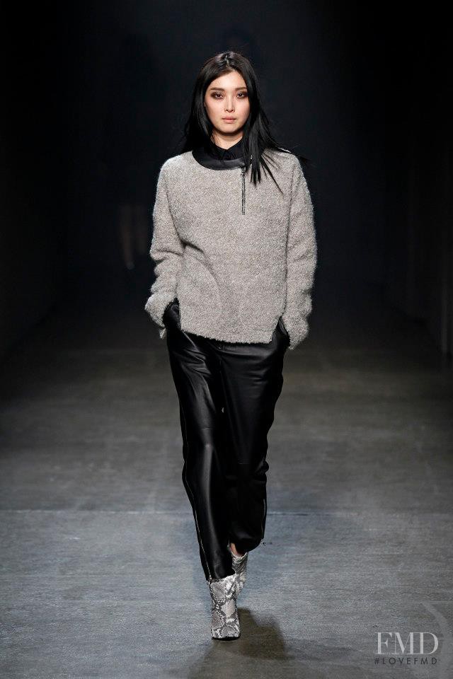 Sung Hee Kim featured in  the Yigal Azrouel fashion show for Autumn/Winter 2013