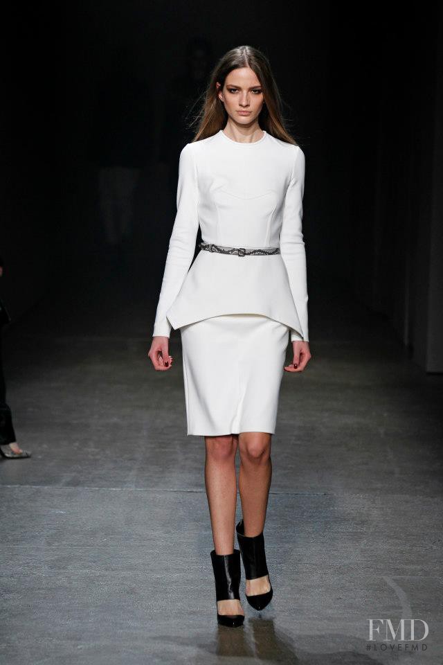 Roberta Cardenio featured in  the Yigal Azrouel fashion show for Autumn/Winter 2013