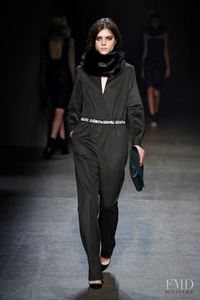 Kel Markey featured in  the Yigal Azrouel fashion show for Autumn/Winter 2013