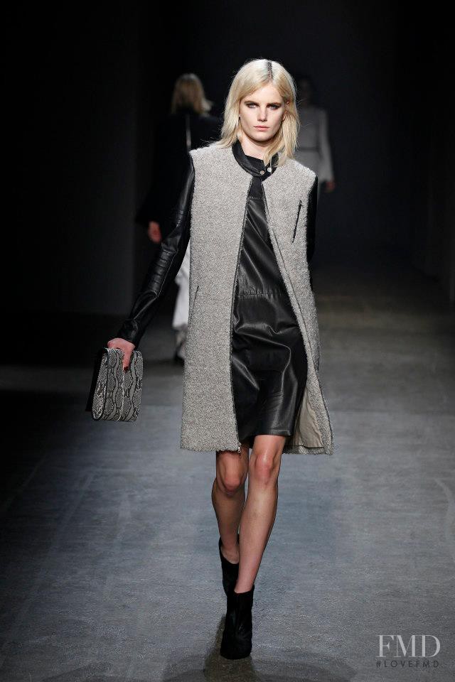 Anmari Botha featured in  the Yigal Azrouel fashion show for Autumn/Winter 2013
