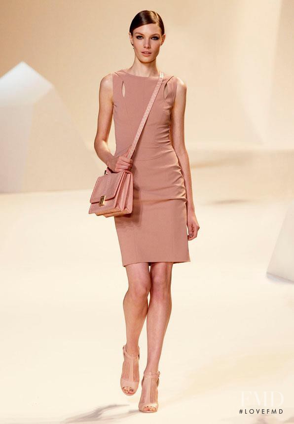 Alexandra Martynova featured in  the Elie Saab fashion show for Spring/Summer 2013