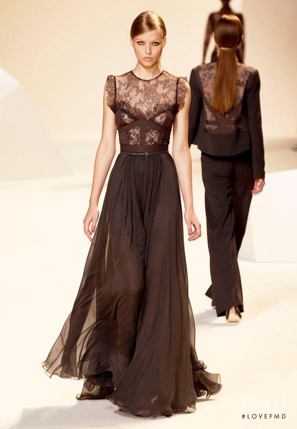 Natasha Remarchuk featured in  the Elie Saab fashion show for Spring/Summer 2013