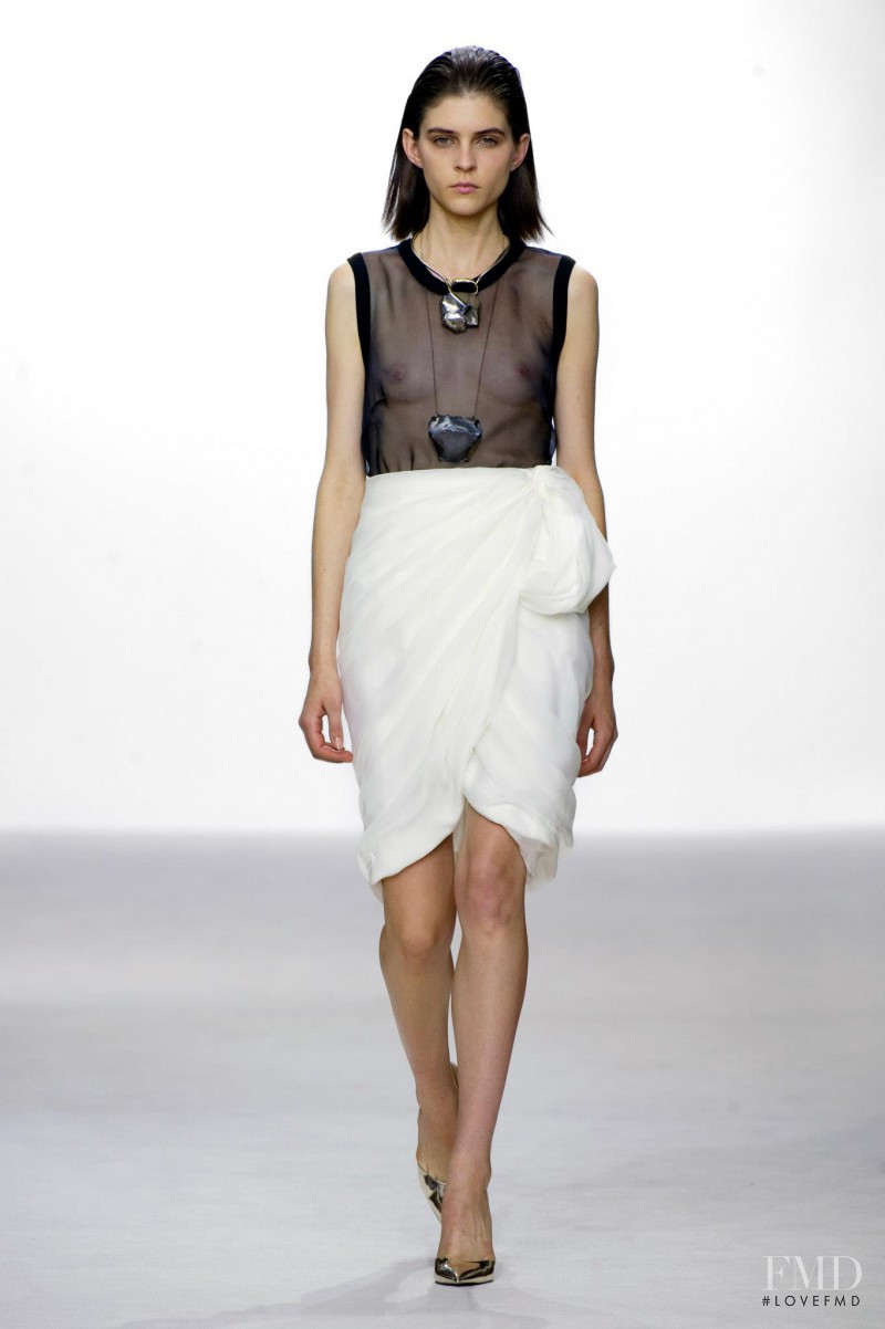 Kel Markey featured in  the Giambattista Valli fashion show for Spring/Summer 2013