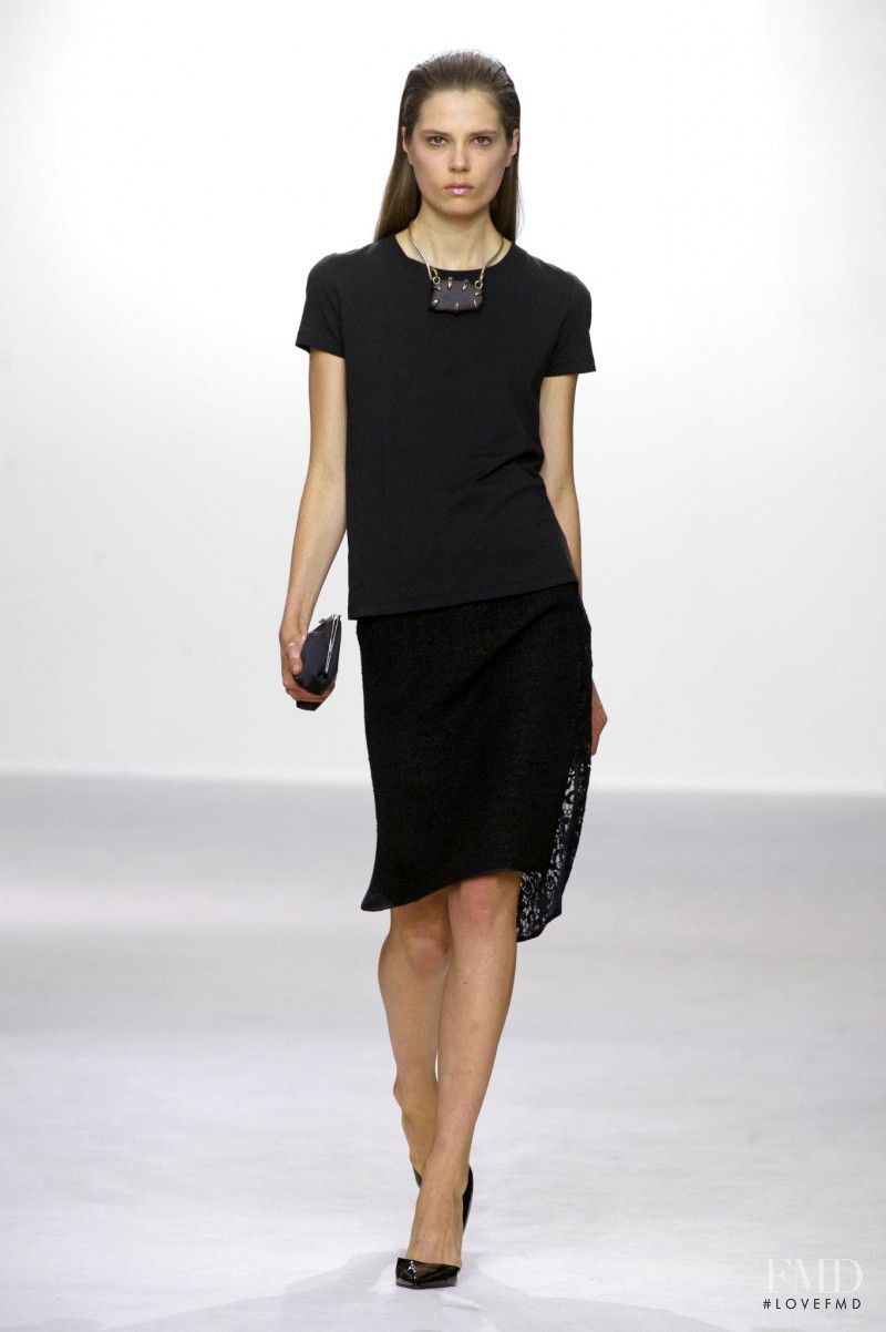 Caroline Brasch Nielsen featured in  the Giambattista Valli fashion show for Spring/Summer 2013