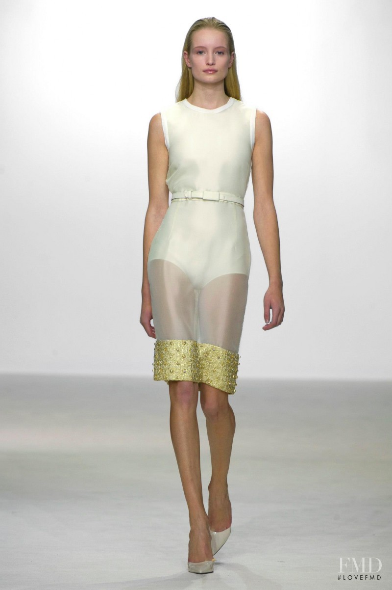 Maud Welzen featured in  the Giambattista Valli fashion show for Spring/Summer 2013