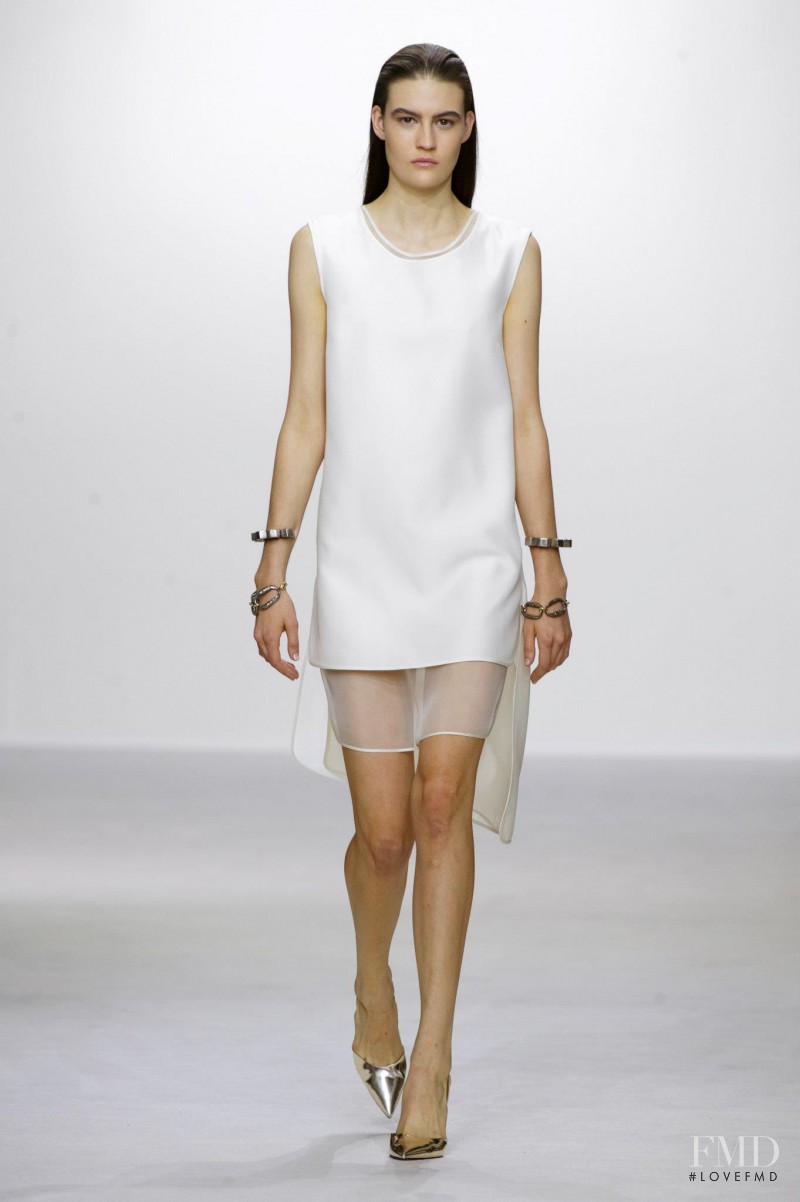 Maria Bradley featured in  the Giambattista Valli fashion show for Spring/Summer 2013
