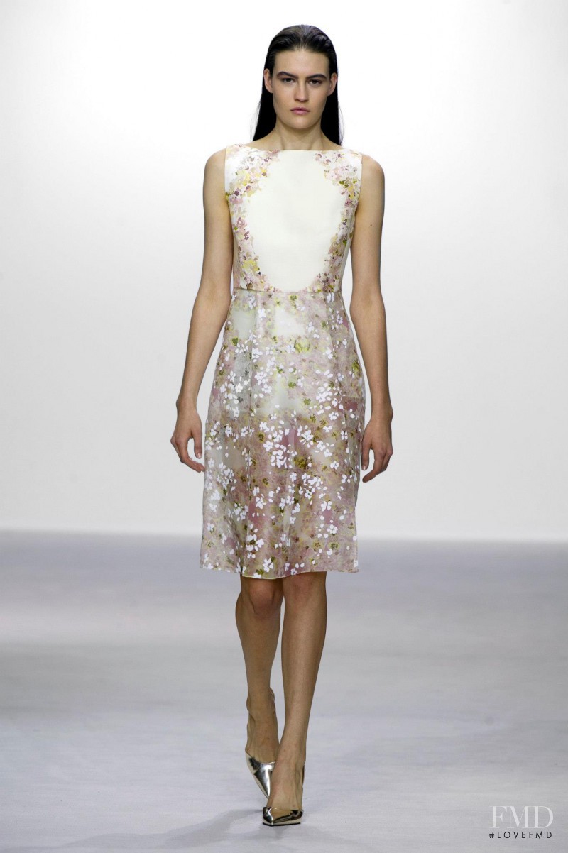 Maria Bradley featured in  the Giambattista Valli fashion show for Spring/Summer 2013