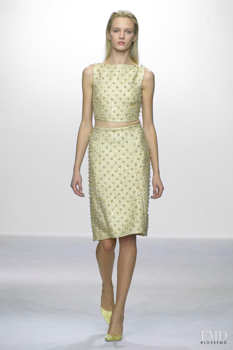 Daria Strokous featured in  the Giambattista Valli fashion show for Spring/Summer 2013