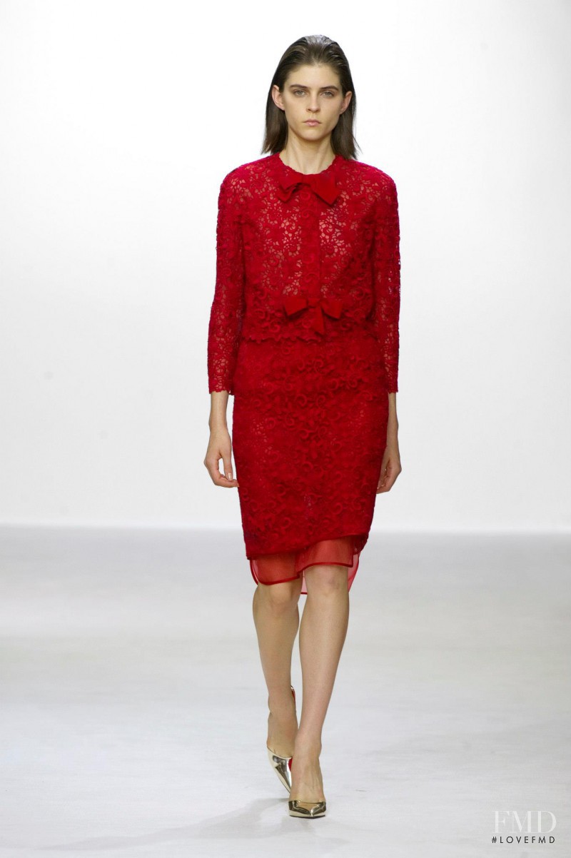 Kel Markey featured in  the Giambattista Valli fashion show for Spring/Summer 2013