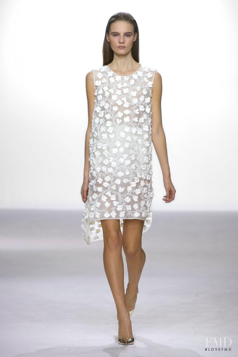 Tilda Lindstam featured in  the Giambattista Valli fashion show for Spring/Summer 2013