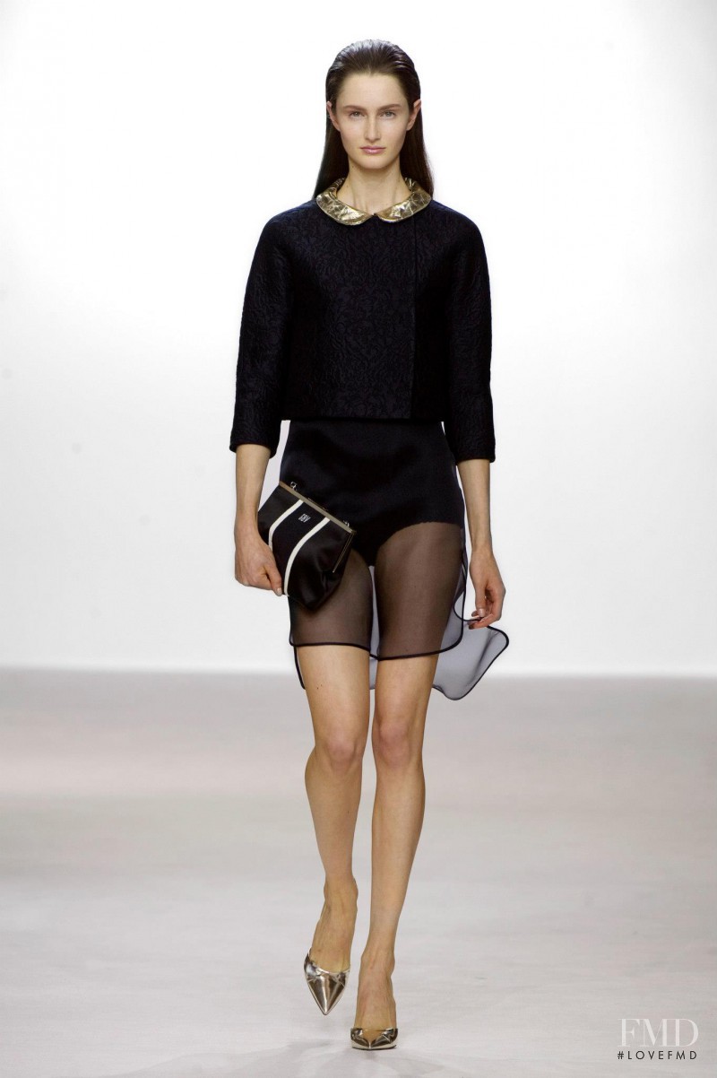 Mackenzie Drazan featured in  the Giambattista Valli fashion show for Spring/Summer 2013