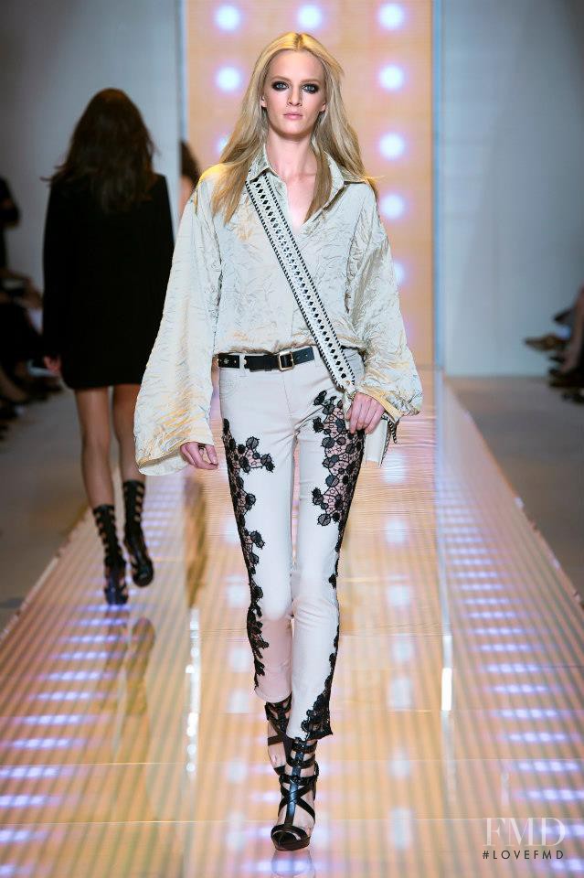 Daria Strokous featured in  the Versace fashion show for Spring/Summer 2013