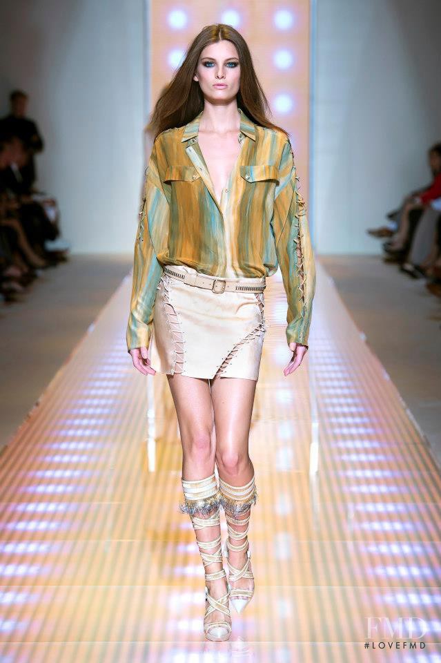 Ava Smith featured in  the Versace fashion show for Spring/Summer 2013