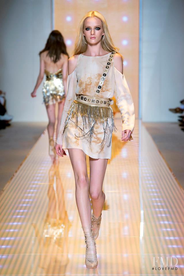 Daria Strokous featured in  the Versace fashion show for Spring/Summer 2013