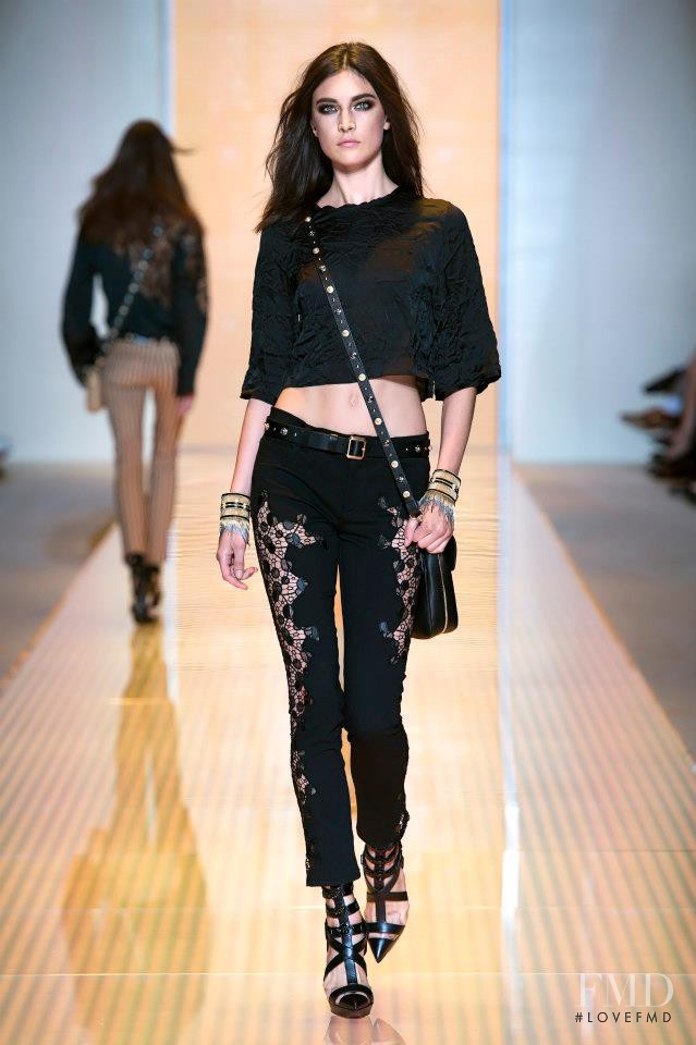 Jacquelyn Jablonski featured in  the Versace fashion show for Spring/Summer 2013