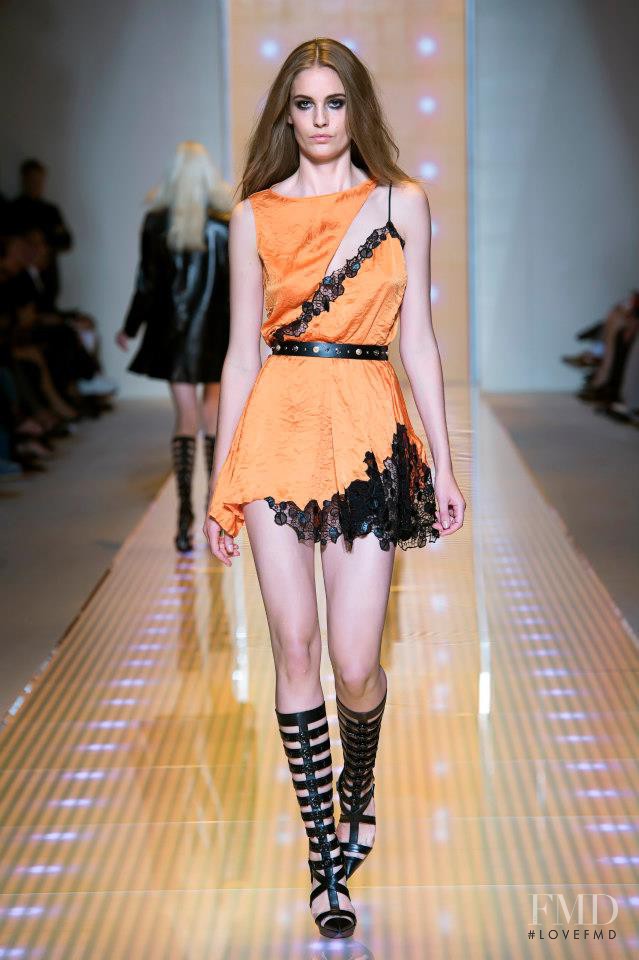 Nadja Bender featured in  the Versace fashion show for Spring/Summer 2013