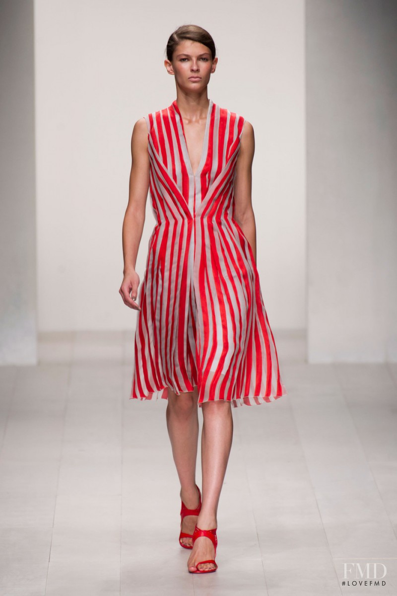 Emilia Nawarecka featured in  the Todd Lynn fashion show for Spring/Summer 2013