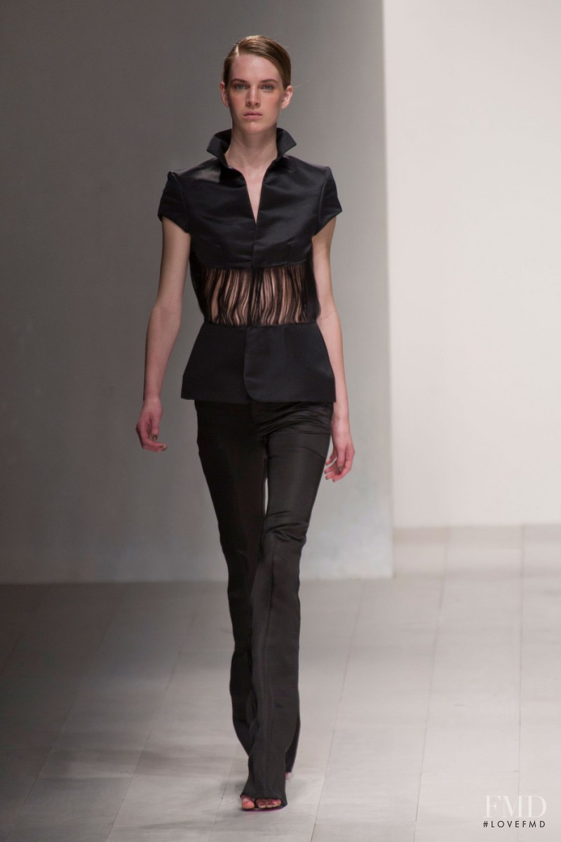 Ashleigh Good featured in  the Todd Lynn fashion show for Spring/Summer 2013