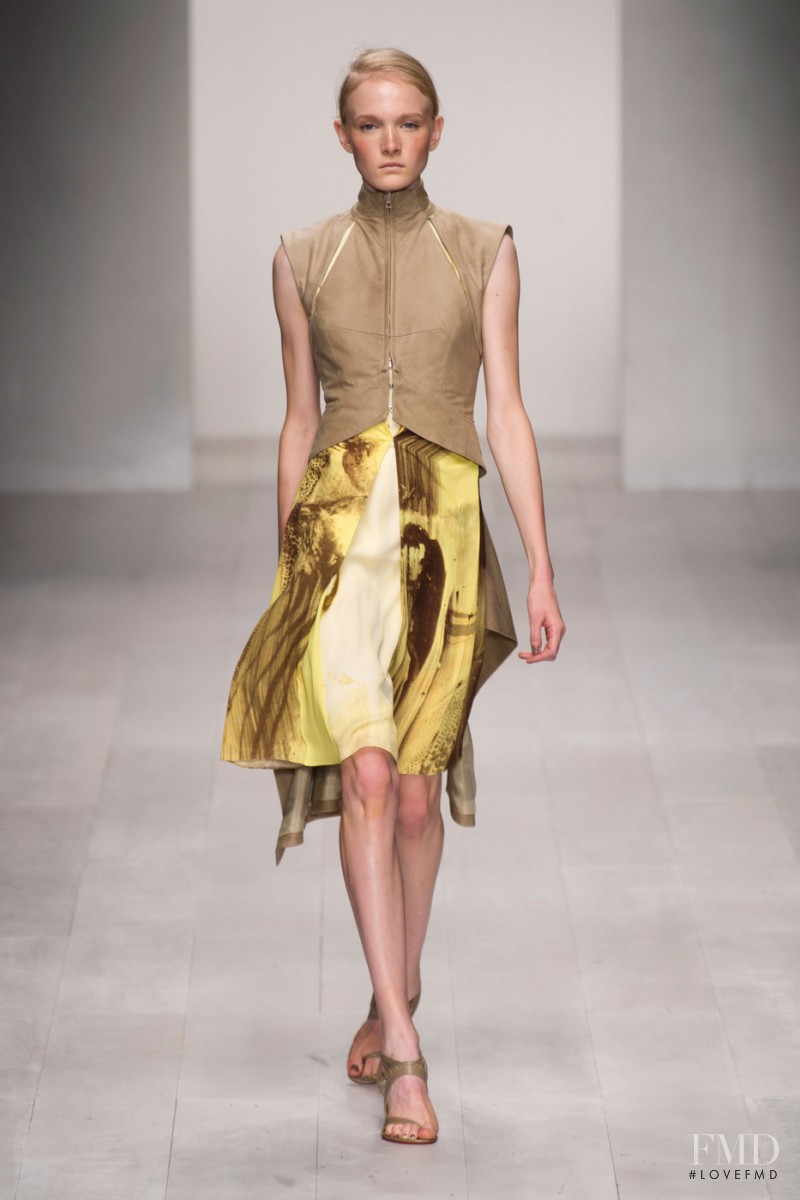 Maja Salamon featured in  the Todd Lynn fashion show for Spring/Summer 2013