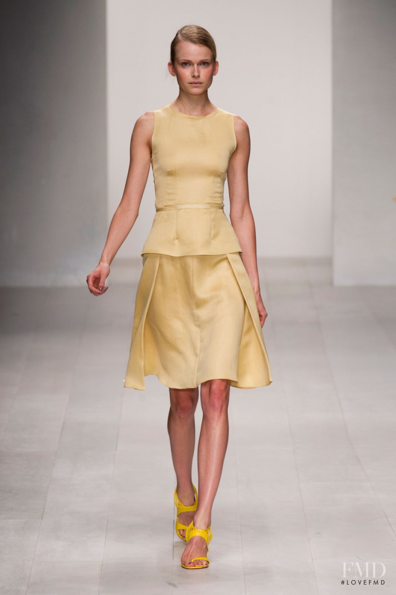 Karolina Mrozkova featured in  the Todd Lynn fashion show for Spring/Summer 2013