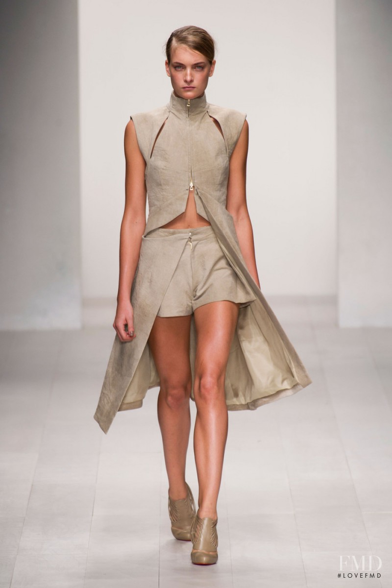 Ophelie Rupp featured in  the Todd Lynn fashion show for Spring/Summer 2013