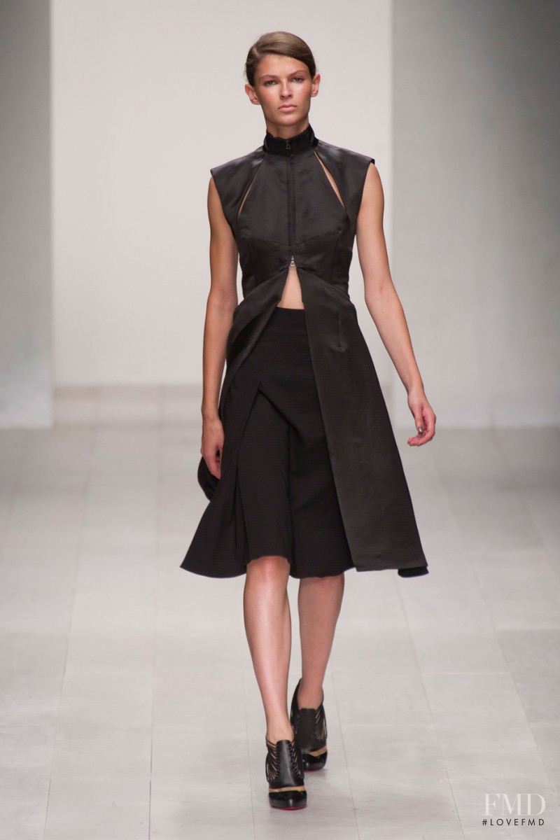 Emilia Nawarecka featured in  the Todd Lynn fashion show for Spring/Summer 2013