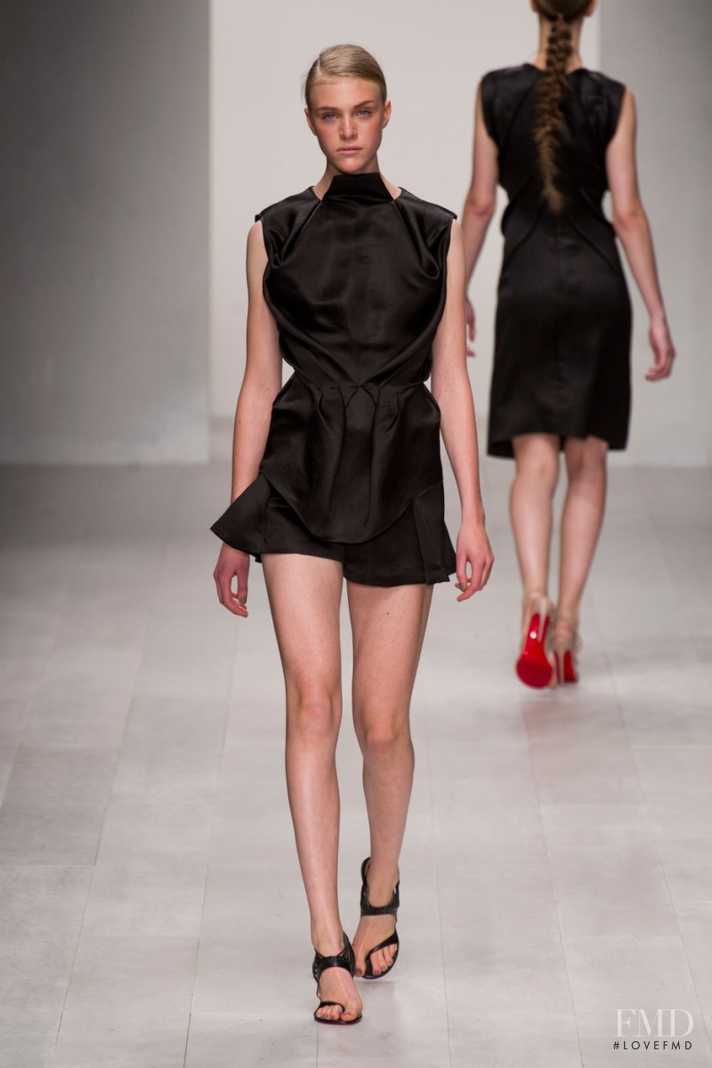 Hedvig Palm featured in  the Todd Lynn fashion show for Spring/Summer 2013