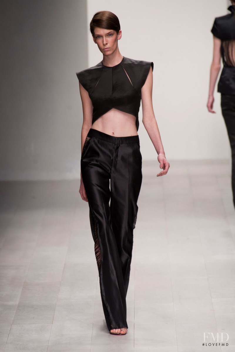 Kristina Salinovic featured in  the Todd Lynn fashion show for Spring/Summer 2013