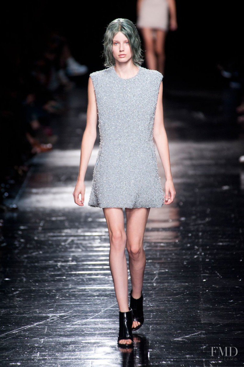 Quirine Engel featured in  the Olivier Theyskens fashion show for Spring/Summer 2013