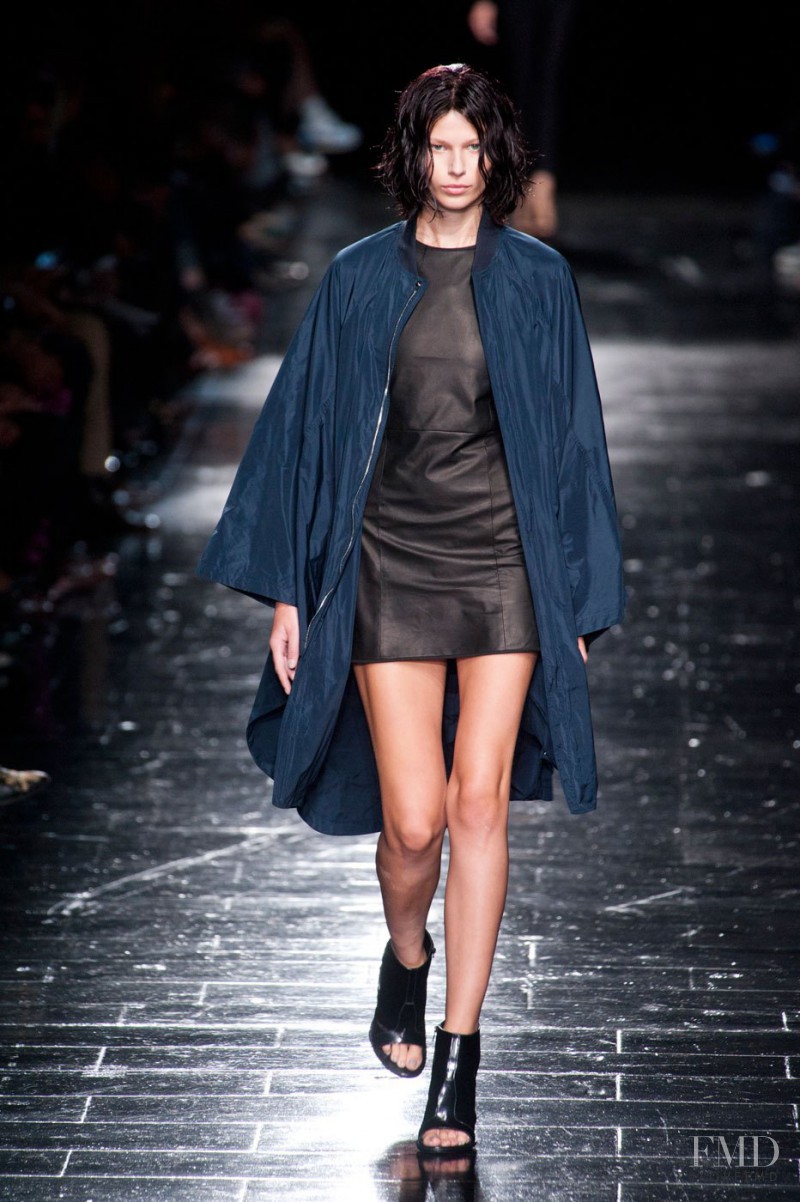 Monika Sawicka featured in  the Olivier Theyskens fashion show for Spring/Summer 2013