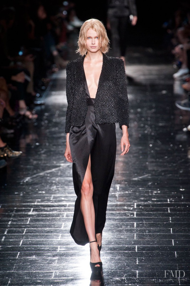 Karolina Mrozkova featured in  the Olivier Theyskens fashion show for Spring/Summer 2013