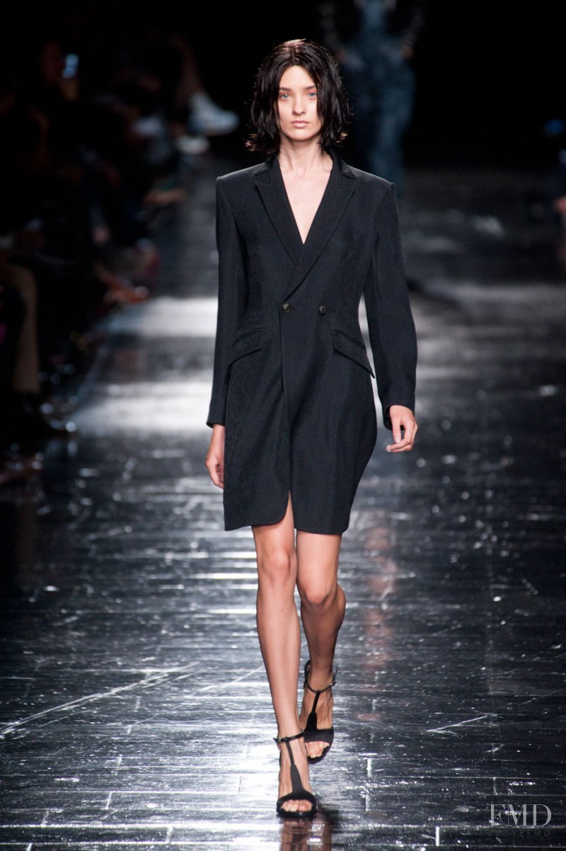 Carolina Thaler featured in  the Olivier Theyskens fashion show for Spring/Summer 2013