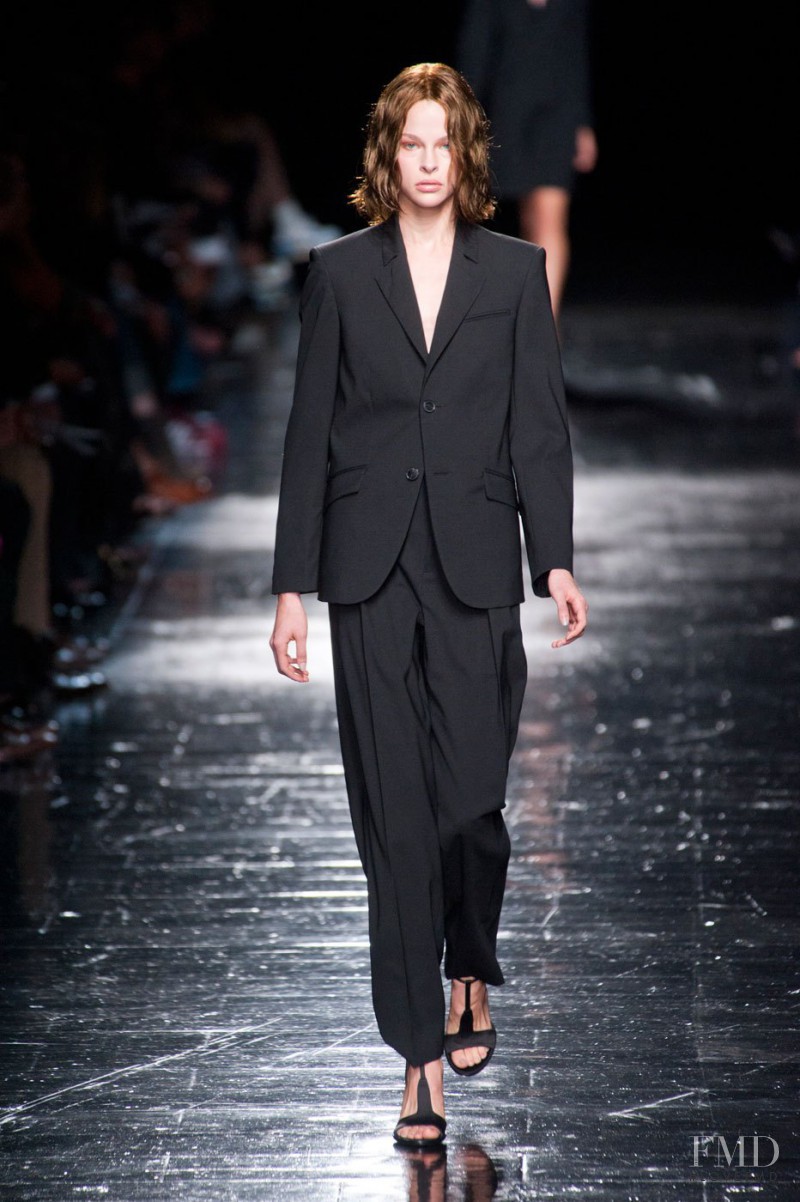 Courtney Shallcross featured in  the Olivier Theyskens fashion show for Spring/Summer 2013