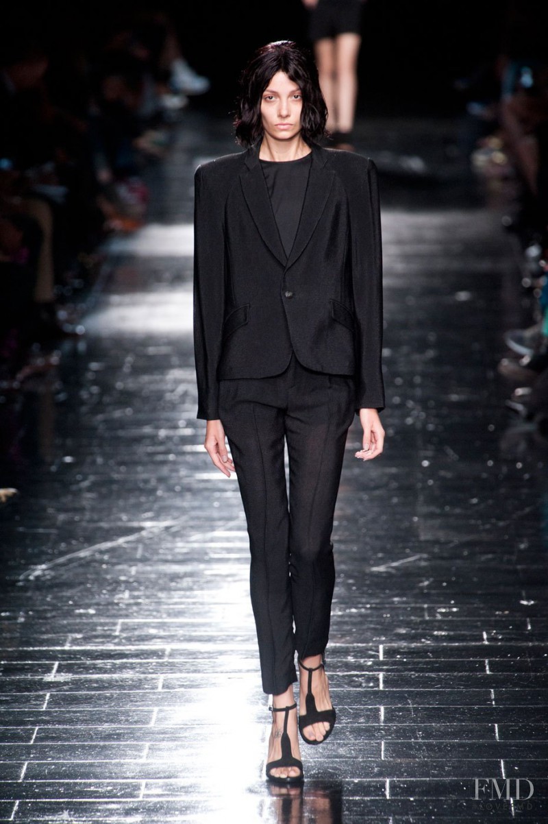 Muriel Beal featured in  the Olivier Theyskens fashion show for Spring/Summer 2013