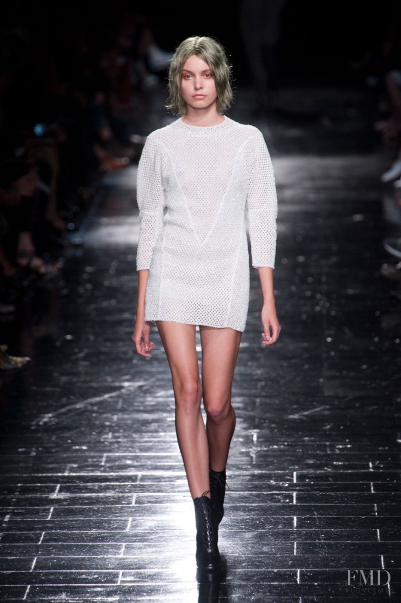 Sabina Smutna featured in  the Olivier Theyskens fashion show for Spring/Summer 2013