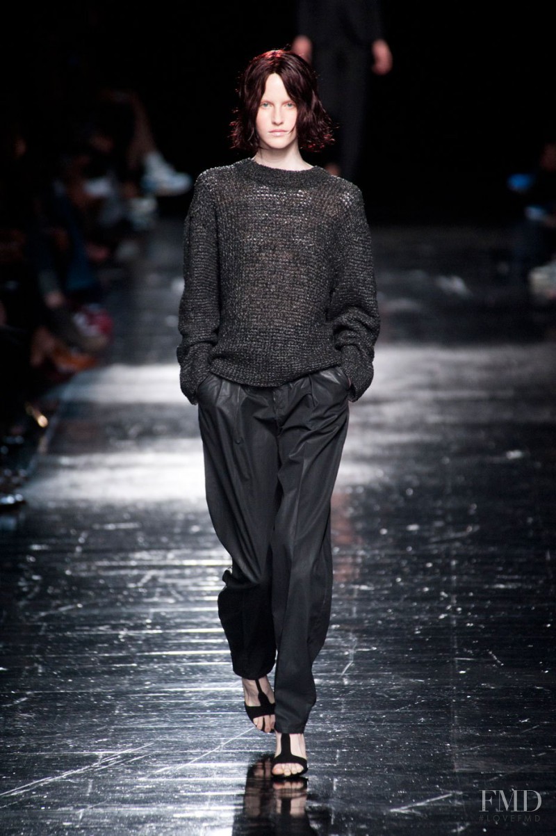 Magdalena Jasek featured in  the Olivier Theyskens fashion show for Spring/Summer 2013