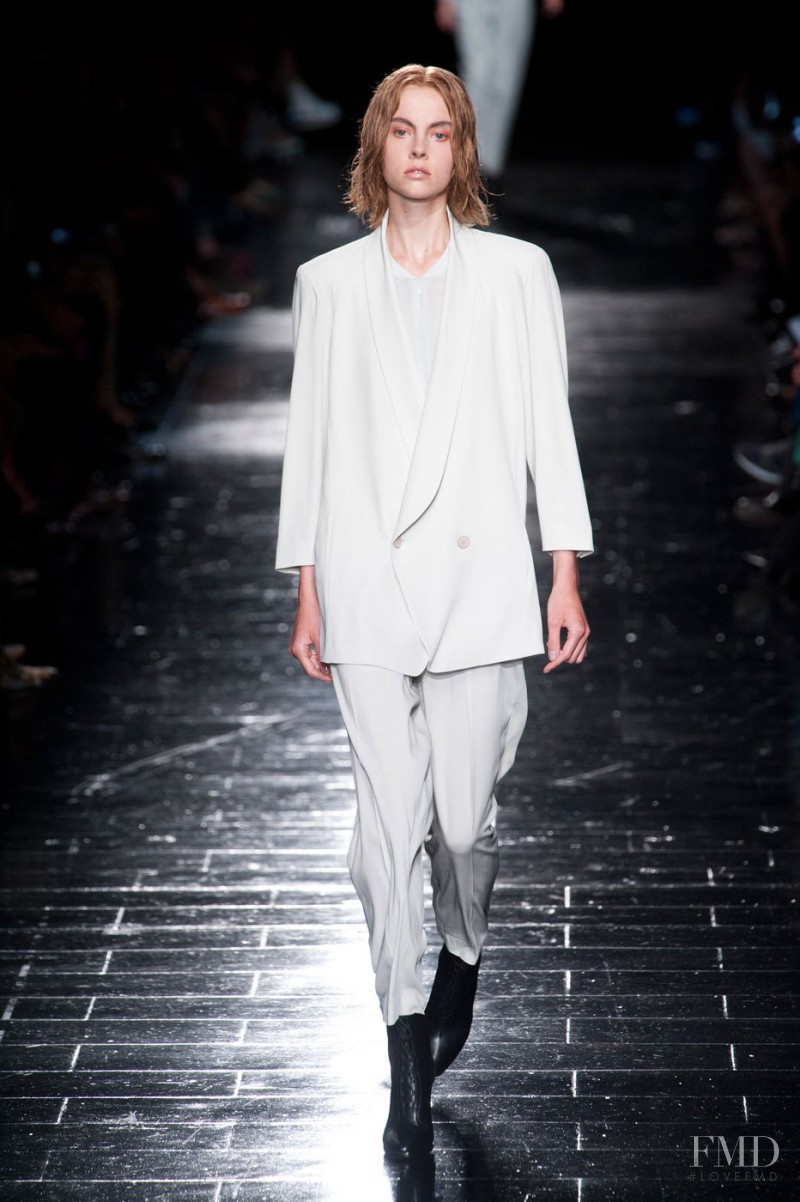 Wylie Hays featured in  the Olivier Theyskens fashion show for Spring/Summer 2013