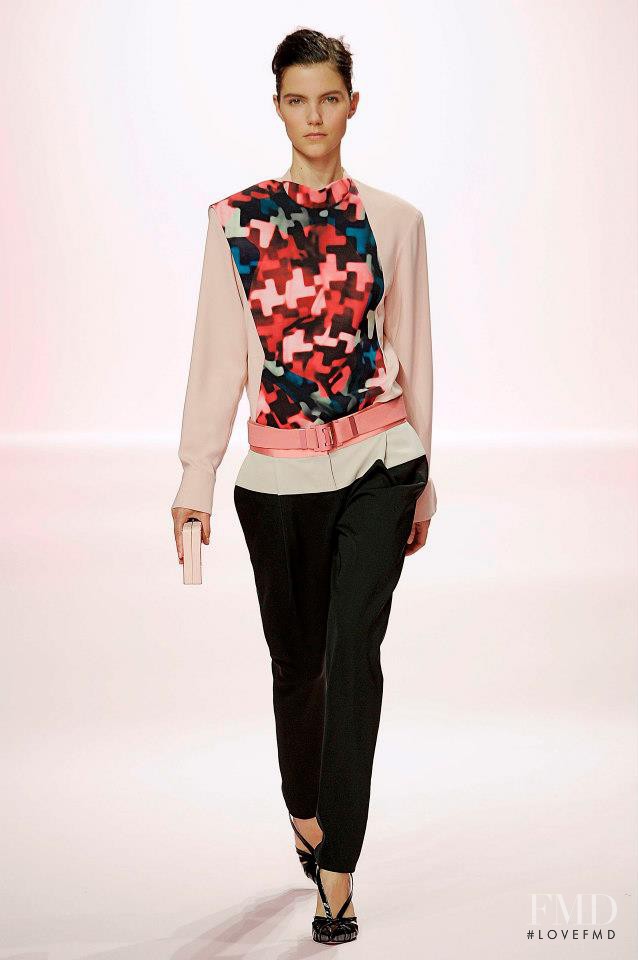 Agnes Nabuurs featured in  the Pedro Lourenço Capsule fashion show for Spring/Summer 2013