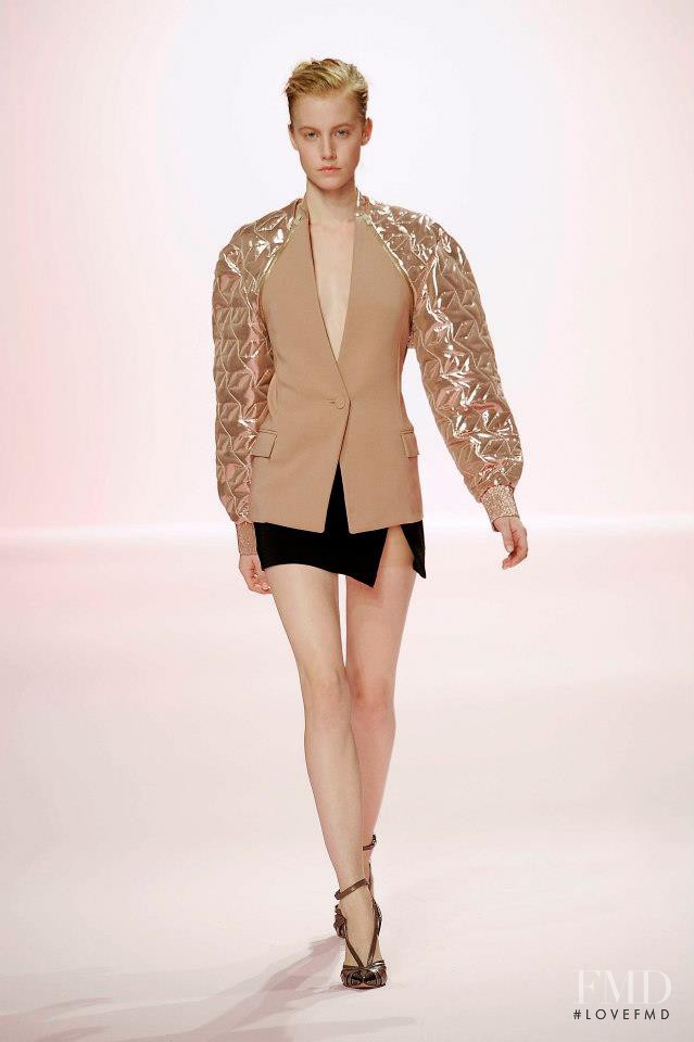 Lauren Bigelow featured in  the Pedro Lourenço Capsule fashion show for Spring/Summer 2013