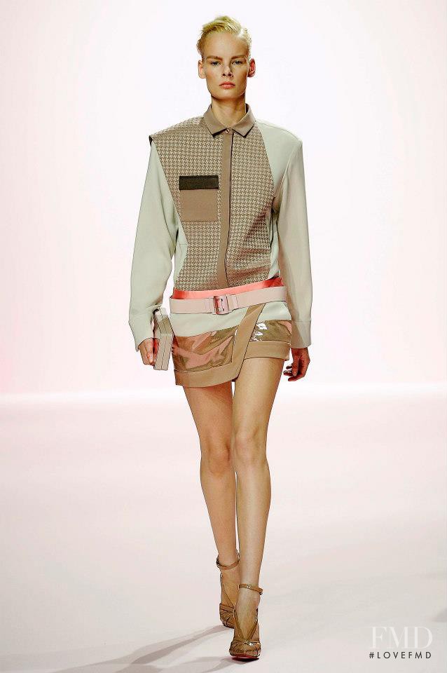 Irene Hiemstra featured in  the Pedro Lourenço Capsule fashion show for Spring/Summer 2013