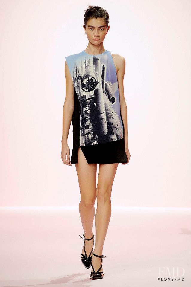 Antonina Vasylchenko featured in  the Pedro Lourenço Capsule fashion show for Spring/Summer 2013