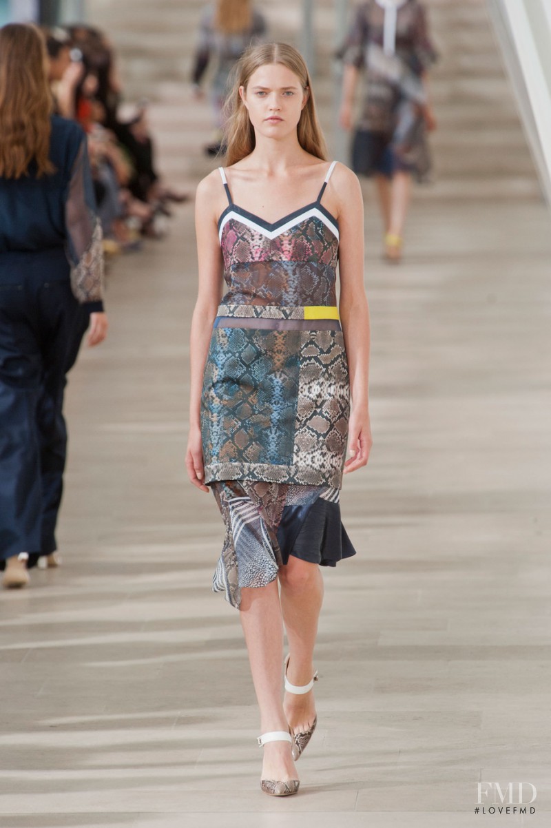 Milana Kruz featured in  the Preen by Thornton Bregazzi fashion show for Spring/Summer 2013