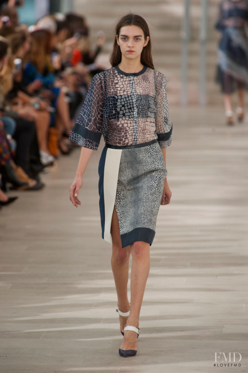 Magda Laguinge featured in  the Preen by Thornton Bregazzi fashion show for Spring/Summer 2013