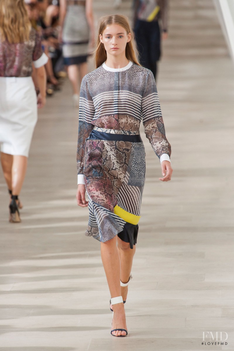 Marine Van Outryve featured in  the Preen by Thornton Bregazzi fashion show for Spring/Summer 2013