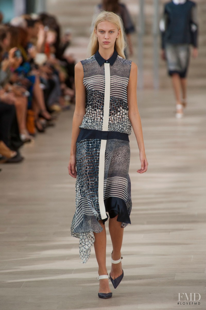 Juliana Schurig featured in  the Preen by Thornton Bregazzi fashion show for Spring/Summer 2013