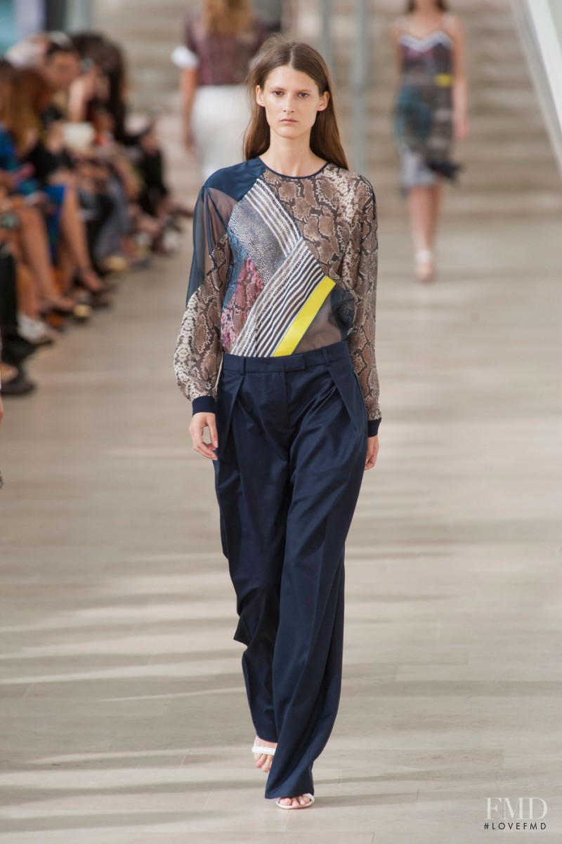 Marie Piovesan featured in  the Preen by Thornton Bregazzi fashion show for Spring/Summer 2013