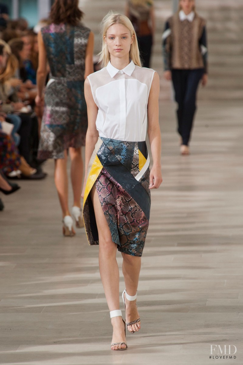 Melissa Tammerijn featured in  the Preen by Thornton Bregazzi fashion show for Spring/Summer 2013
